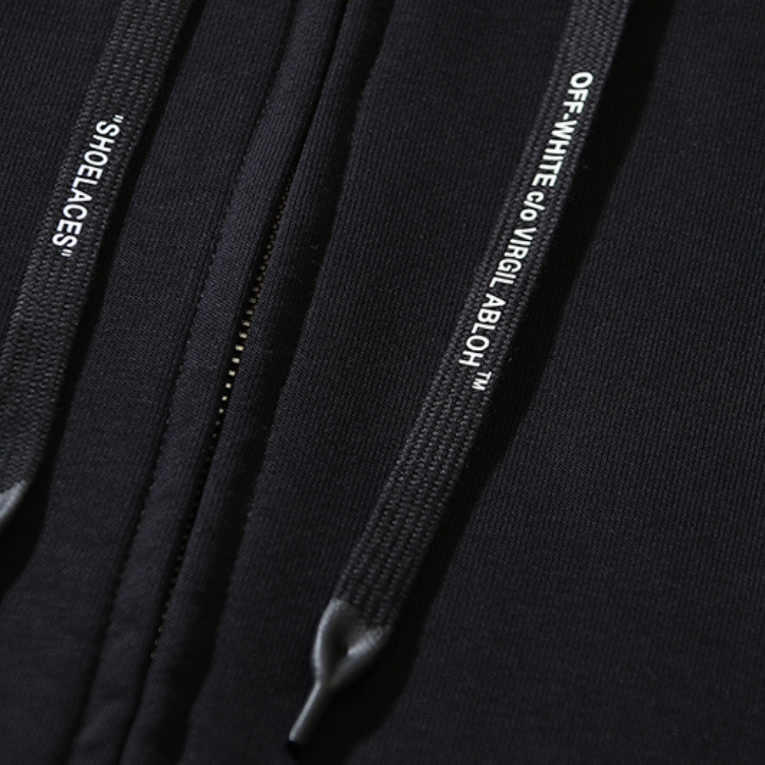 Monogram Zip Hoodie