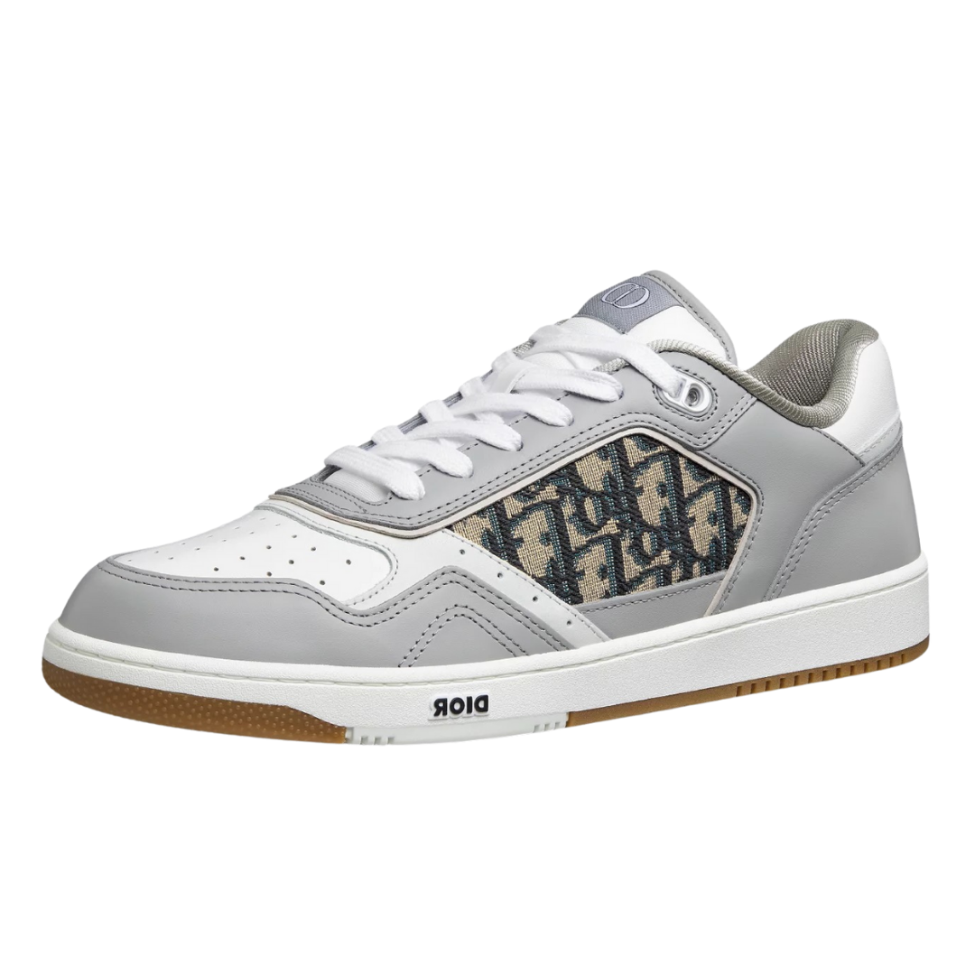 Monogram White Grey