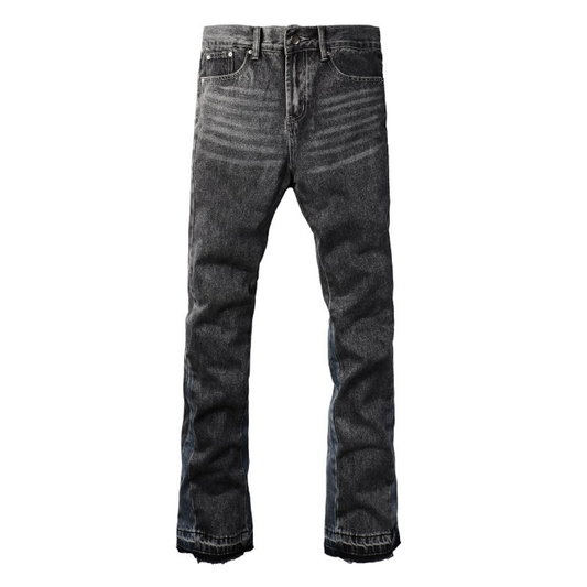 Flared Grey Jeans