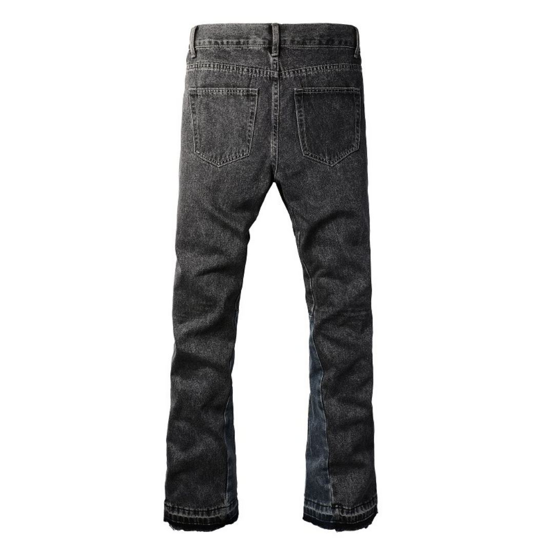 Flared Grey Jeans