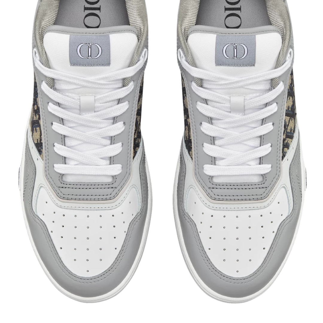 Monogram White Grey