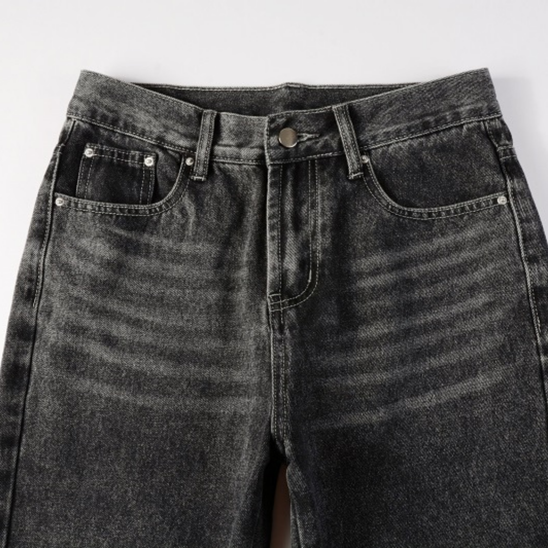 Flared Grey Jeans