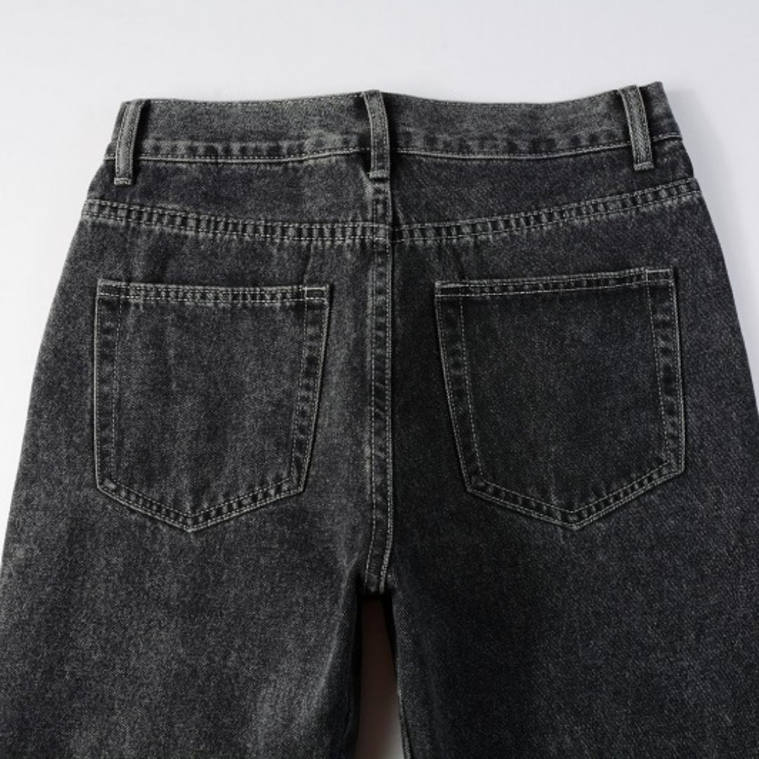 Flared Grey Jeans