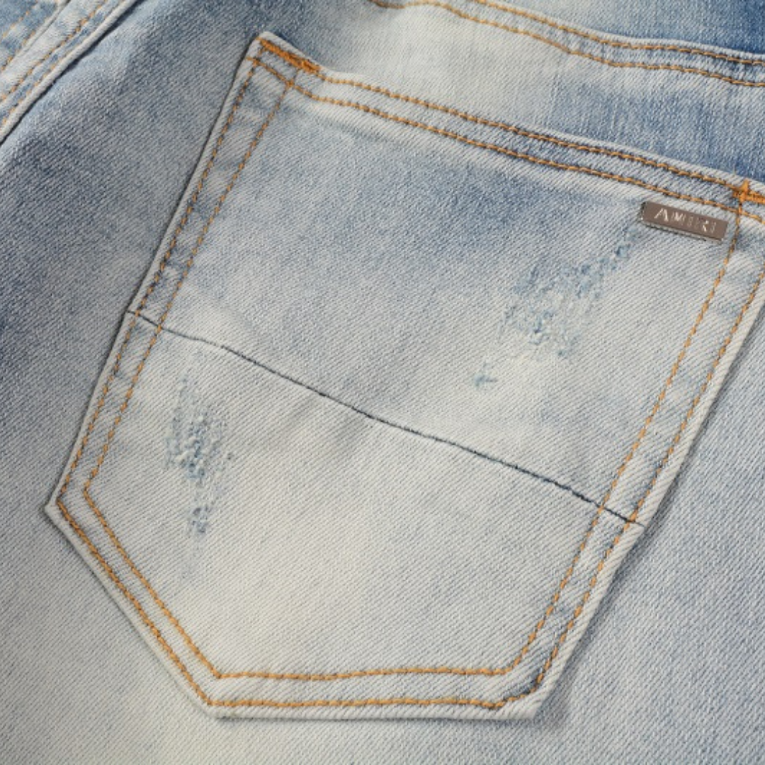 Blue Distressed Jeans