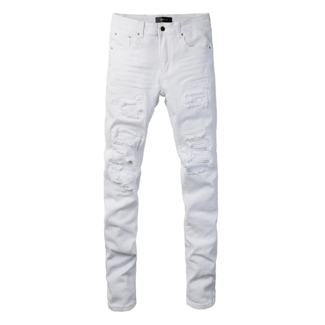 White Ripped Jeans