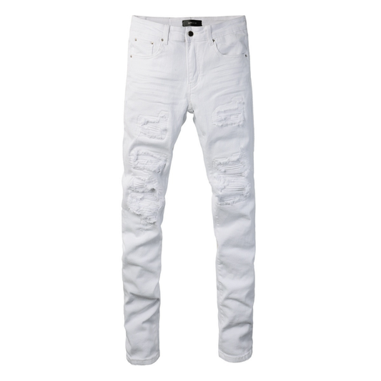 White Ripped Jeans