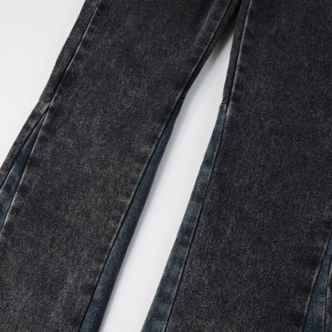 Flared Grey Jeans