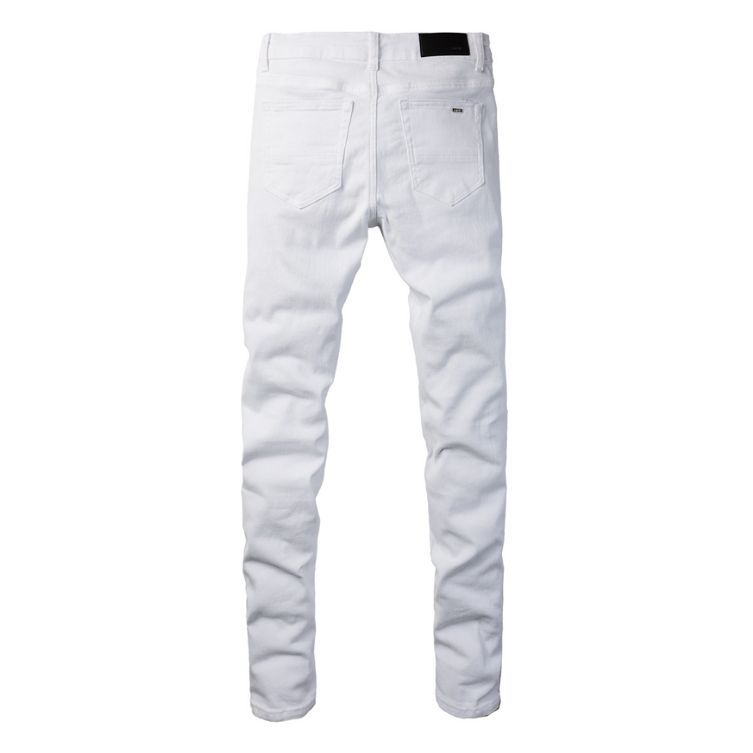 White Ripped Jeans