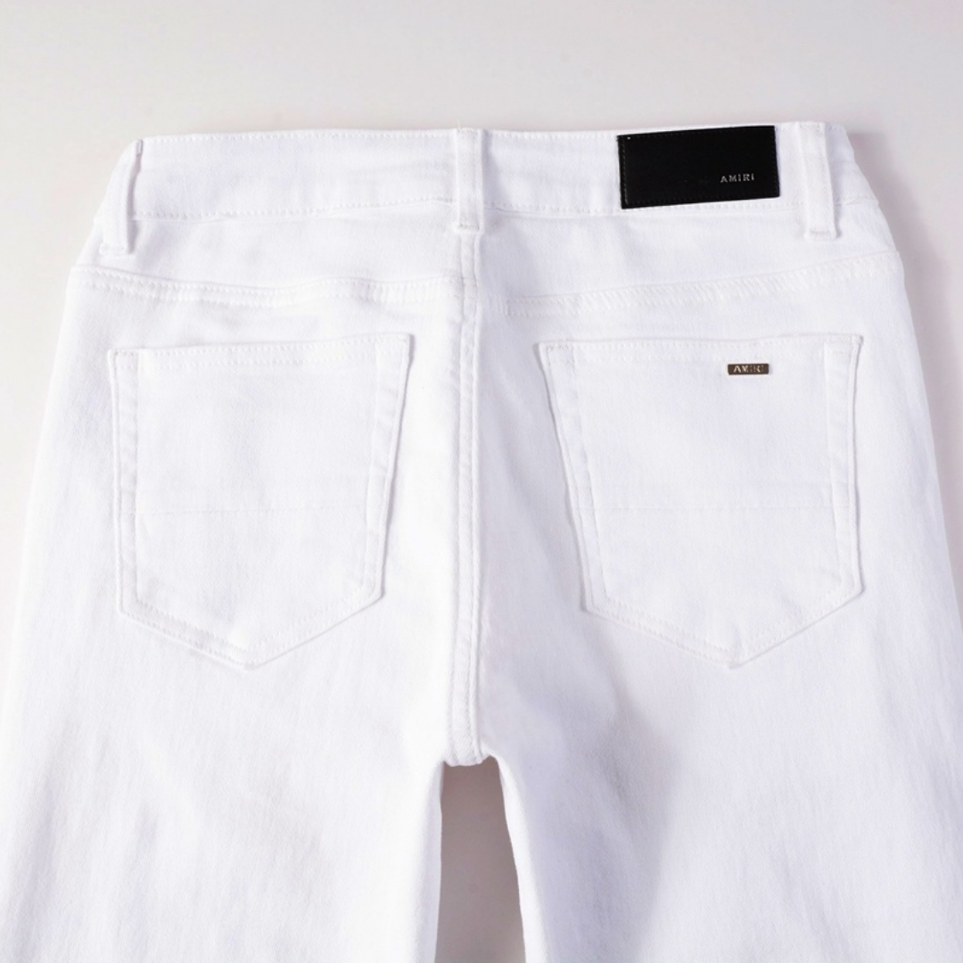 White Ripped Jeans