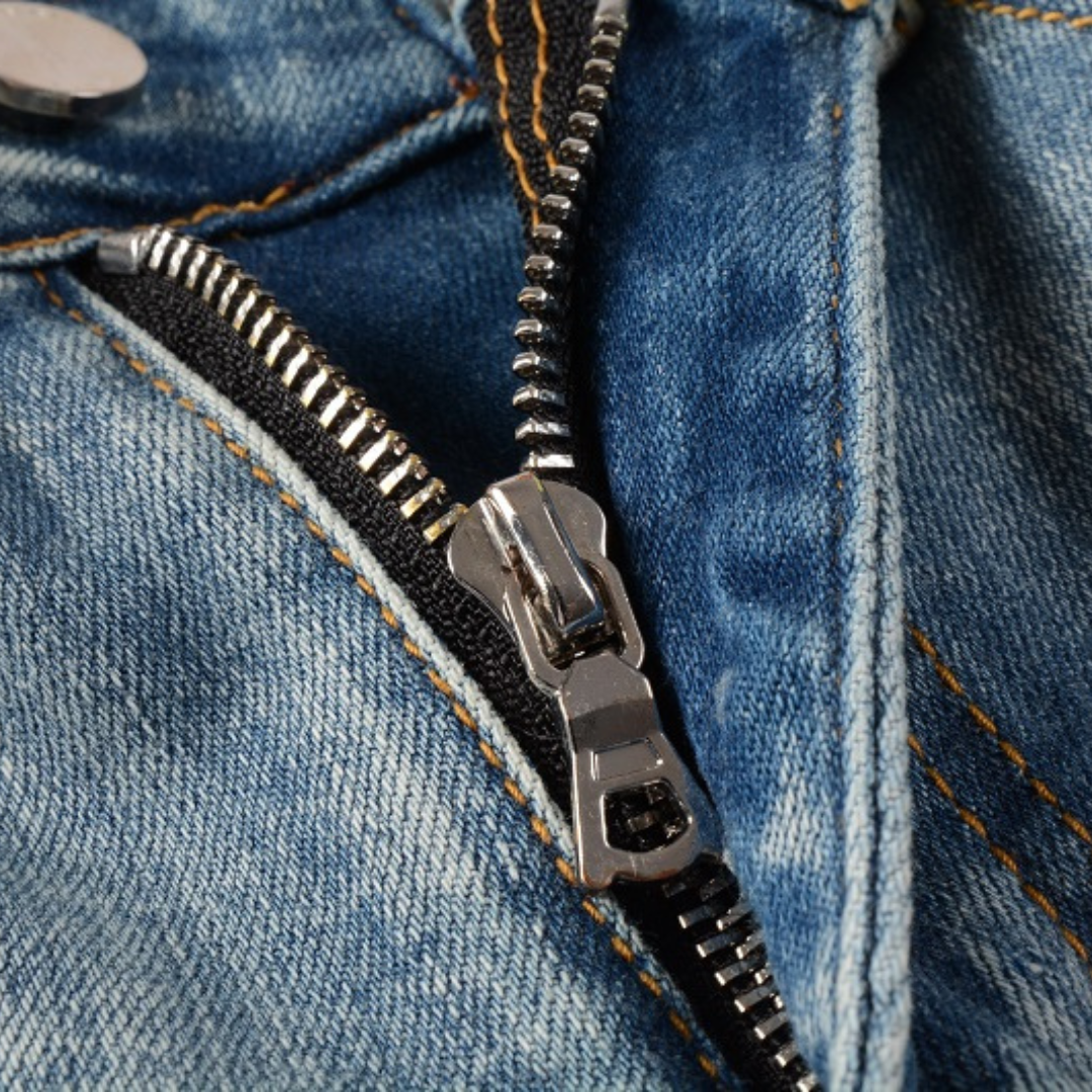 Blue Distressed Jeans