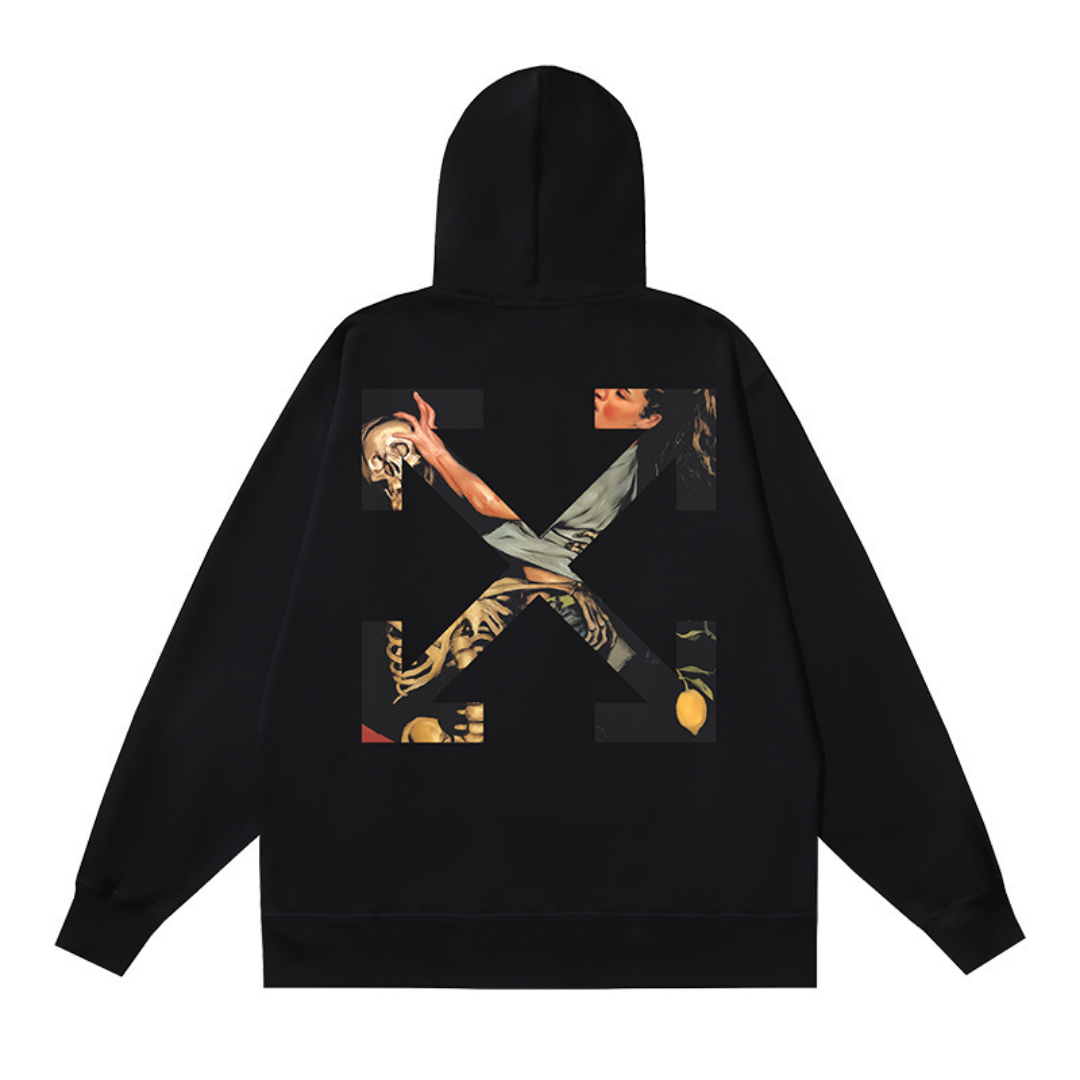 Monogram Zip Hoodie