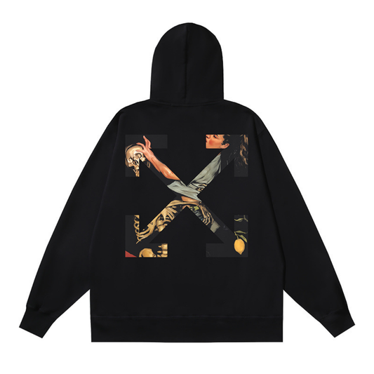 Monogram Zip Hoodie