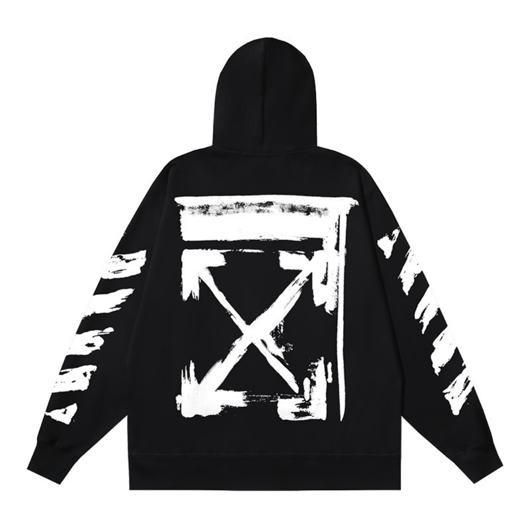 Monogram Zip Hoodie
