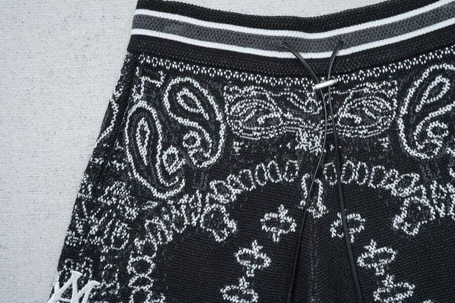 A Bandana Basketball Shorts Black