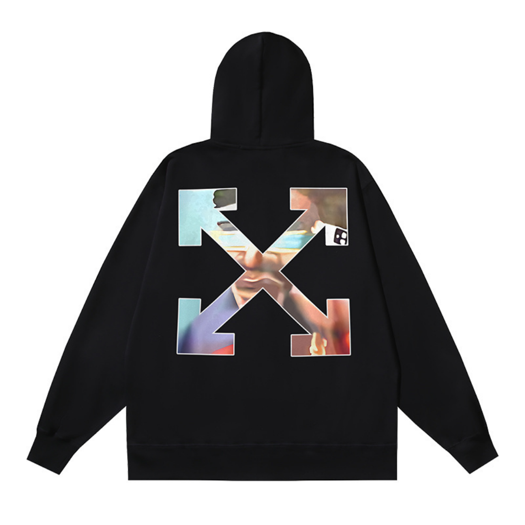 Monogram Zip Hoodie