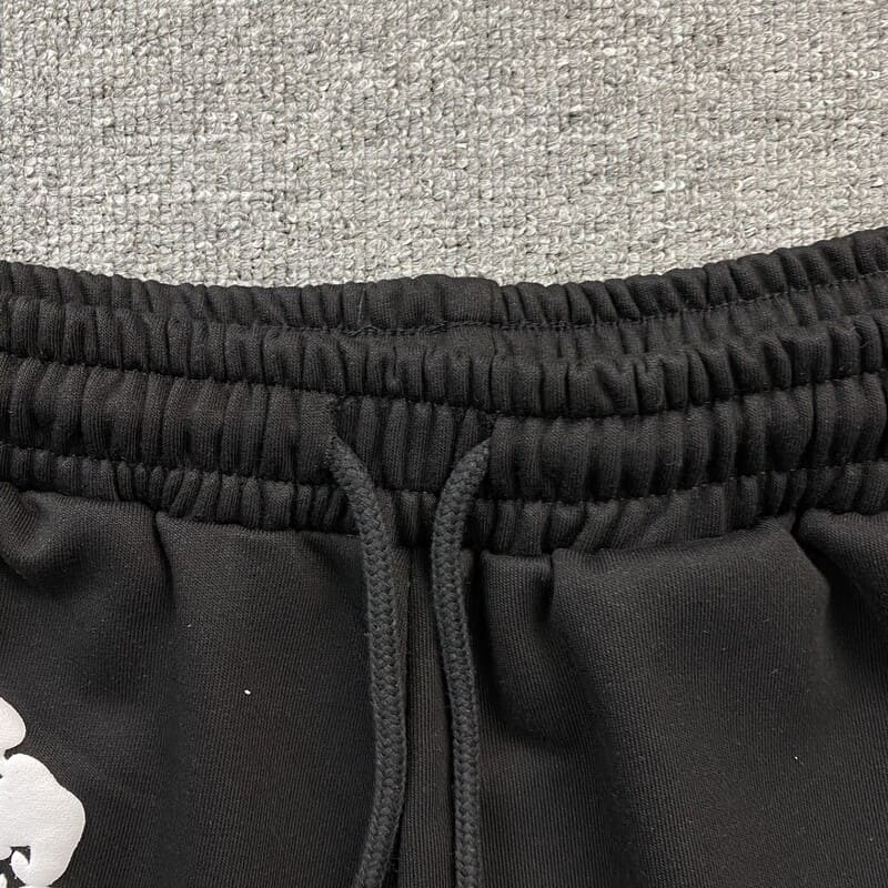 Denim shorts black