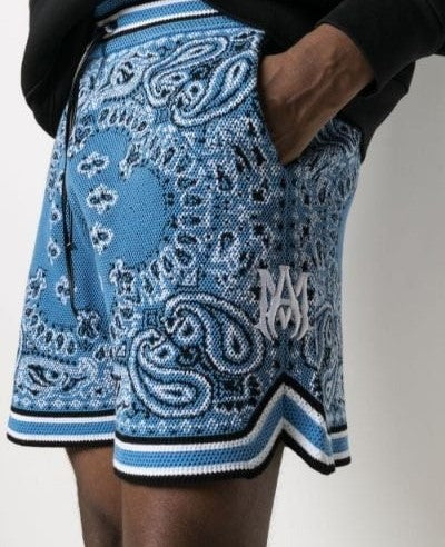 A Bandana Basketball Shorts Blue