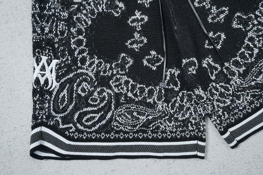 A Bandana Basketball Shorts Black
