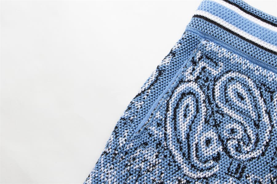 A Bandana Basketball Shorts Blue