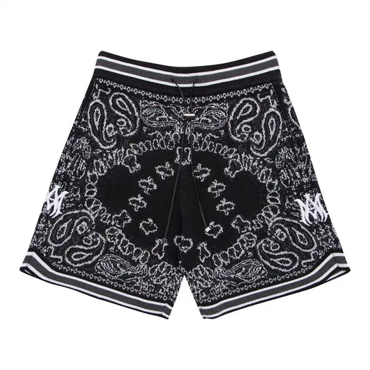 A Bandana Basketball Shorts Black