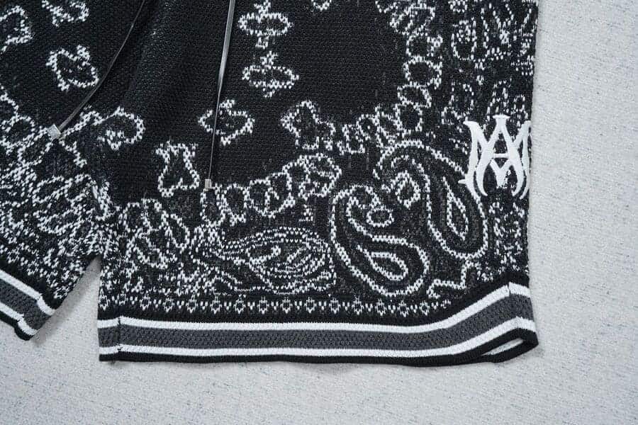 A Bandana Basketball Shorts Black